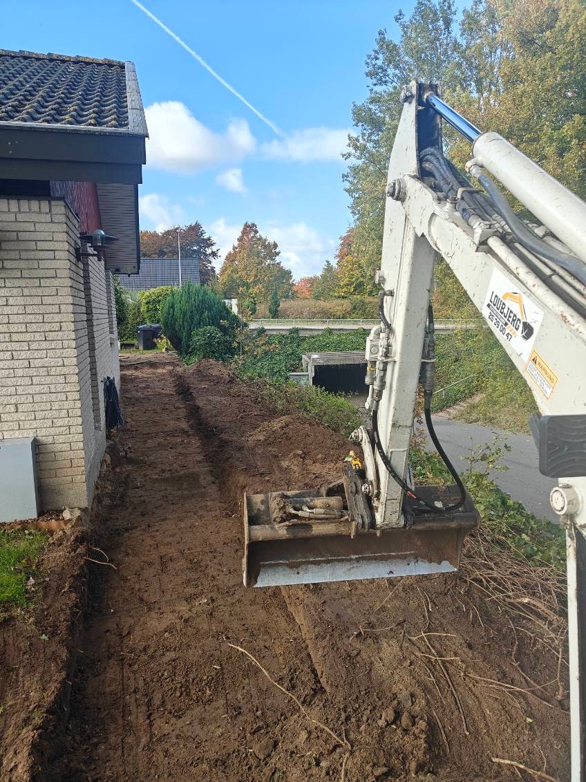Gravemaskine jordarbejde